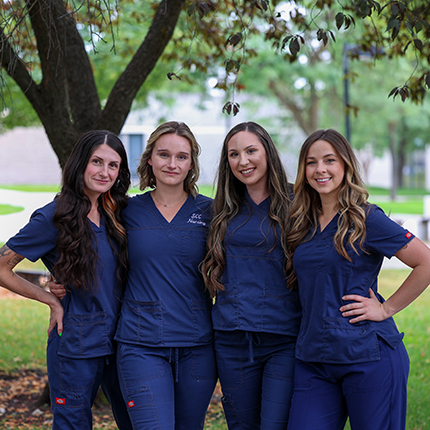Four SCC nursing students 