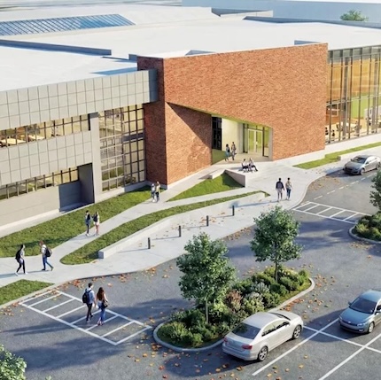 SCC Building 1 renovation rendering